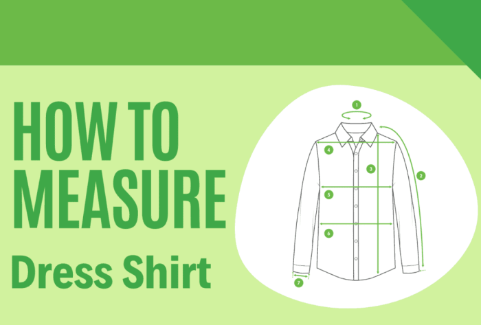 How to size a men's dress shirt