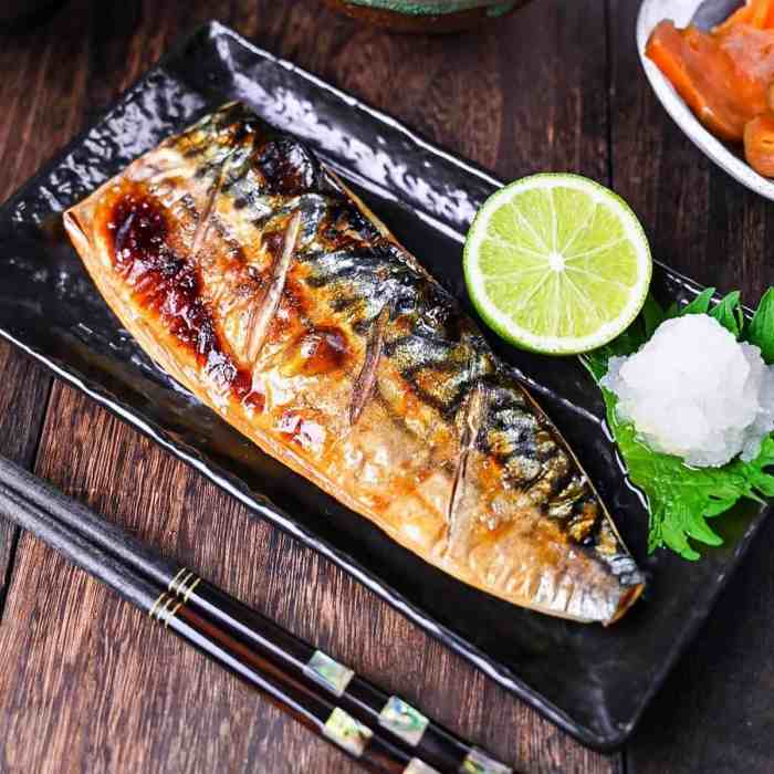 Saba mackerel grilled shioyaki